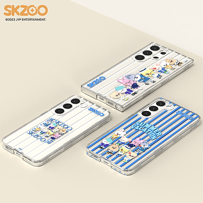 [STRAY KIDS] SKZOO Flat Case for Galaxy S23+ Stripe OFFICIAL MD