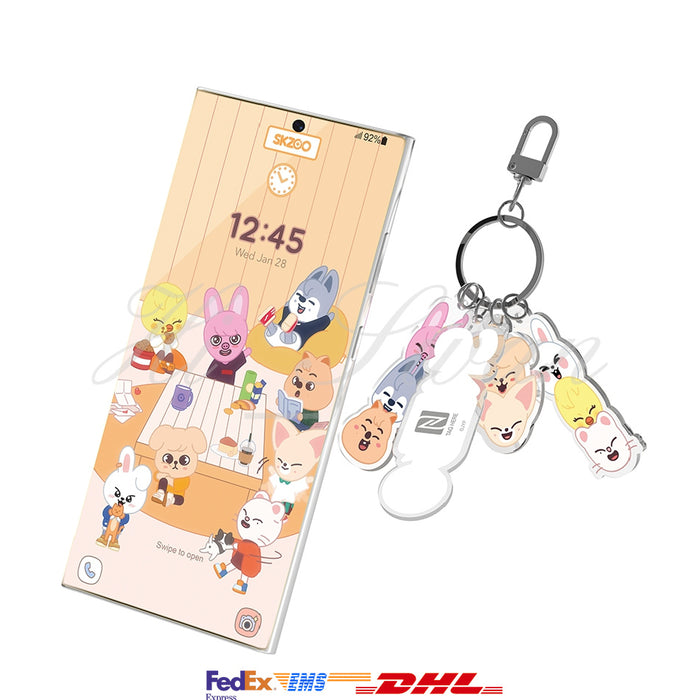 [STRAY KIDS] SKZOO NFC Theme Keyring OFFICIAL MD