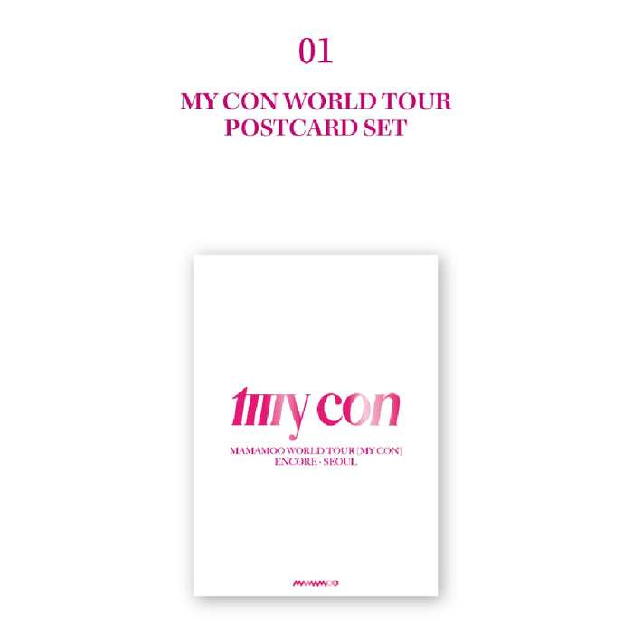 [MAMAMOO] MY CON WORLD TOUR POSTCARD SET OFFICIAL MD
