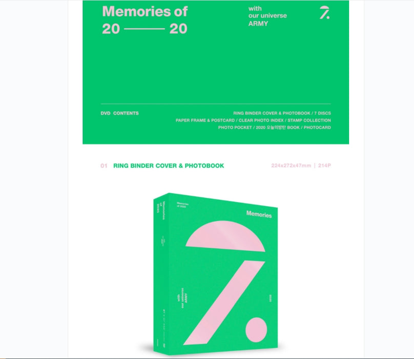 [BTS] - BTS MEMORIES OF 202 DVD OFFCIAL MD