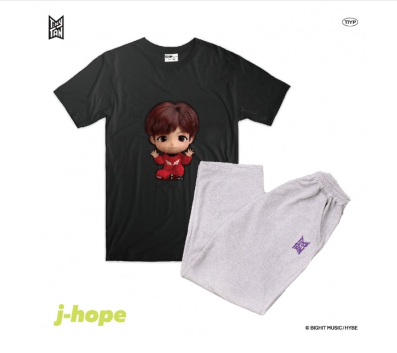 [BTS] - TIYP TinyTAN 3D Black PAJAMA OFFICIAL MD