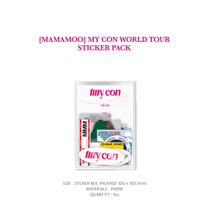 [MAMAMOO] MAMAMOO WORLD TOUR [MY CON] - USA OFFICIAL MD