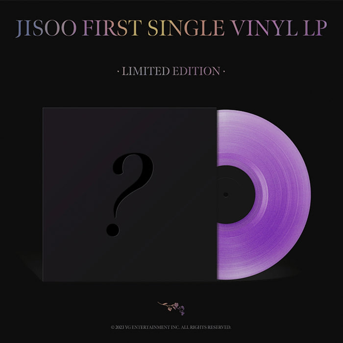 [BLACKPINK] JISOO FIRST SINGLE VINYL LP - LIMITED EDITION OFFICIAL MD