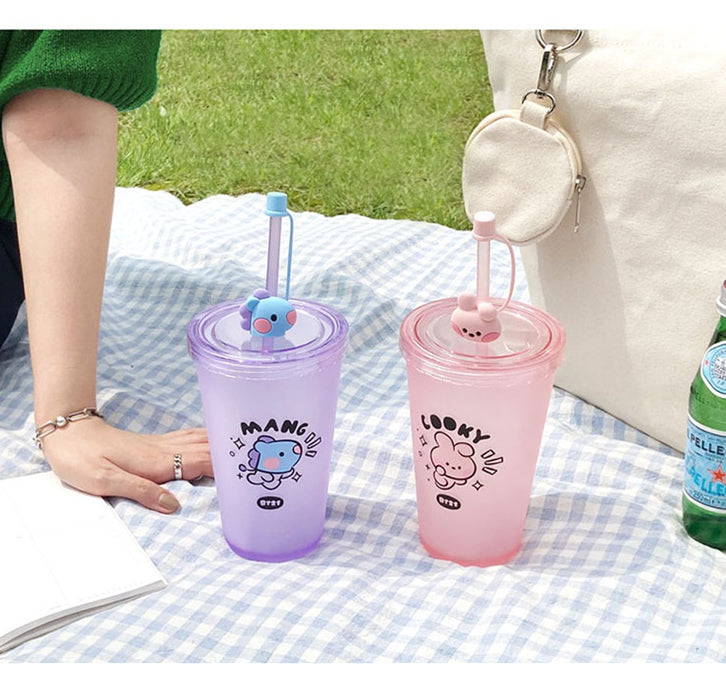 [BT21] - BT21 Minini STRAW  TUMBLER COLD CUP OFFICIAL MD