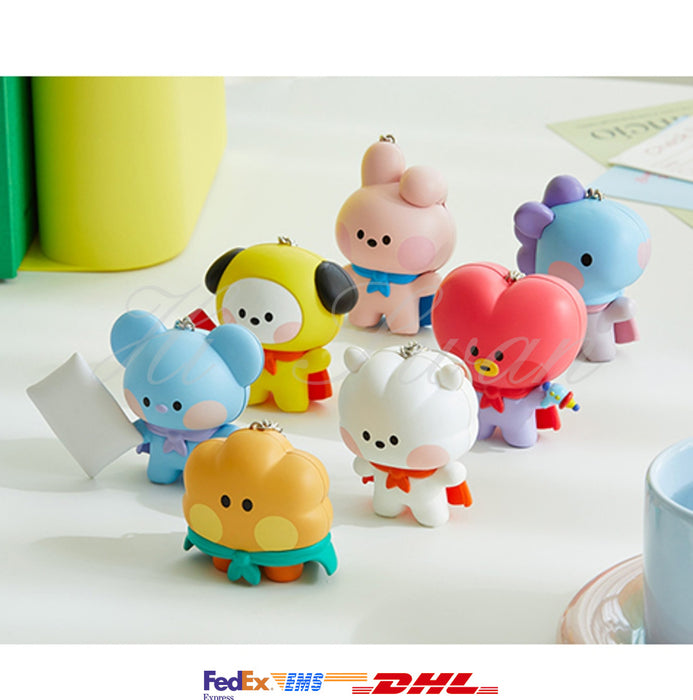 [BT21] Minini BODYGUARD SOUND FIGURE KEYRING OFFICIAL MD