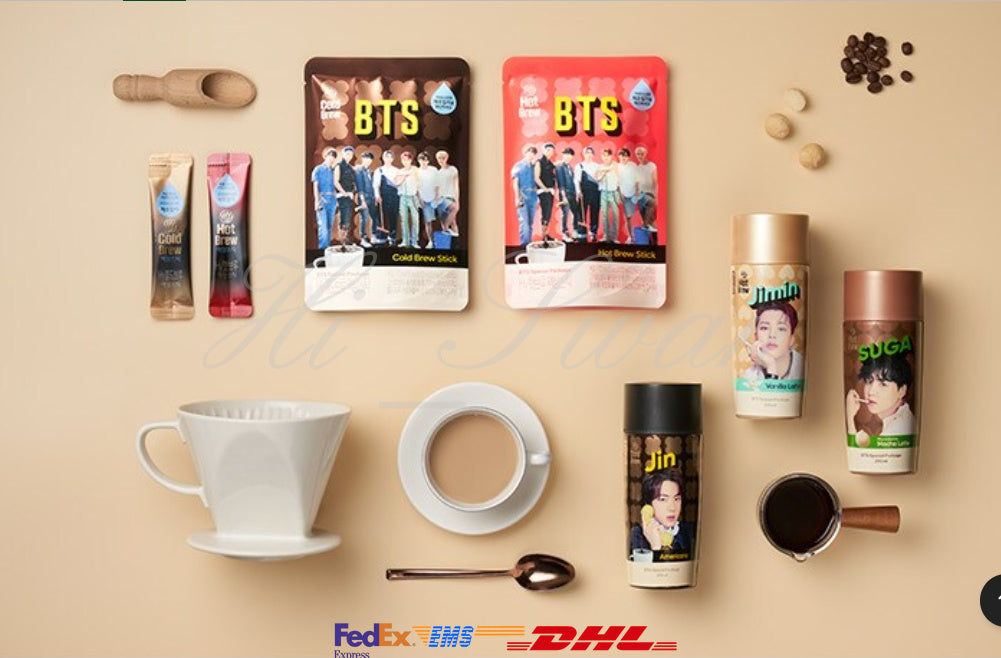[BTS] - Fredit X BTS COFFEE STICK & COFFEE BOTTLE SPECIAL EDITION OFFICIAL MD