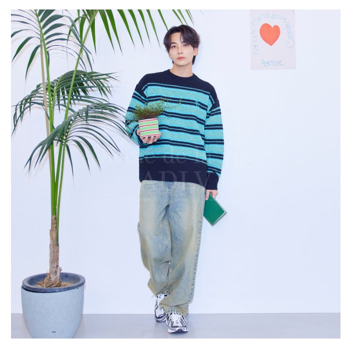 [SEVENTEEN] JEONGHAN COLOR SPRAY DYE DENIM PANTS OFFICIAL MD