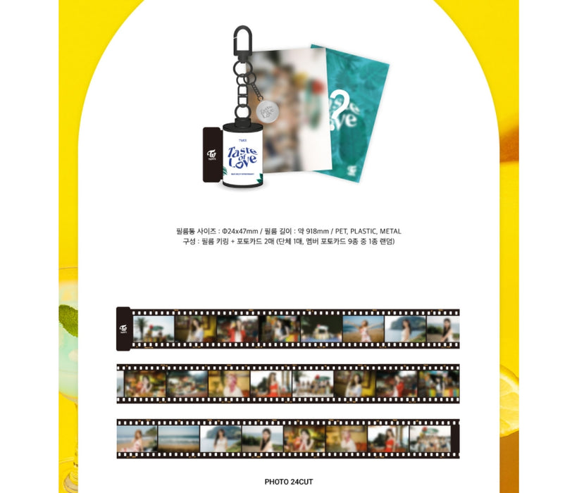 [TWICE]  - FILM KEY RING  Taste of love OFFICIAL MD