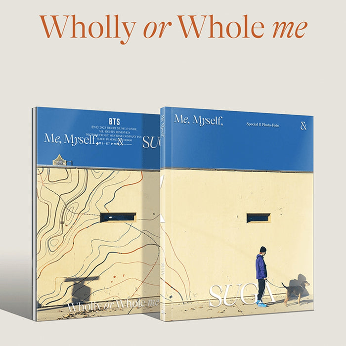 [BTS] Special 8 Photo-Folio Me, Myself, and SUGA Wholly or Whole me OFFICIAL MD