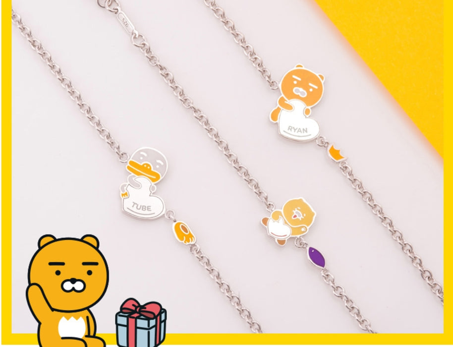 [KAKAO FRIENDS] - Kakao Friends X MINI GOLD Heart Kids Bracelet 15CM OFFICIAL MD