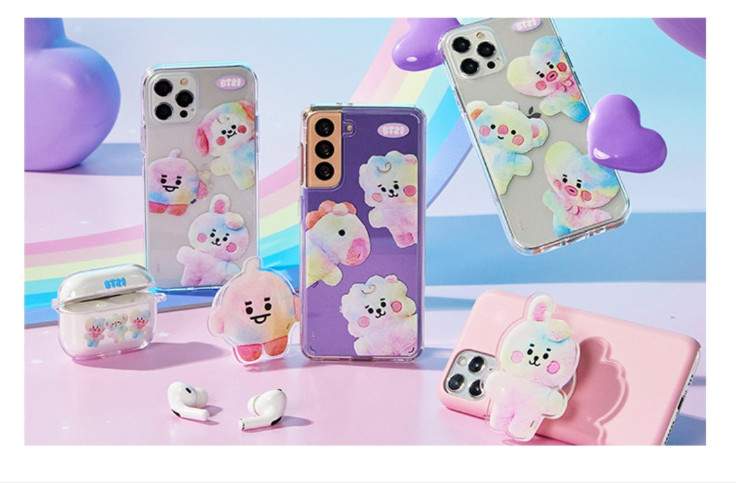 [BT21] - Line Friends BT21 BABY KOYA&TATA Prism Galaxy Case S20/S21 OFFICIAL MD