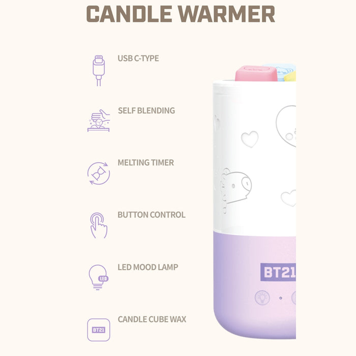 [BT21] ROYCHE CANDLE WARMER OFFICIAL MD