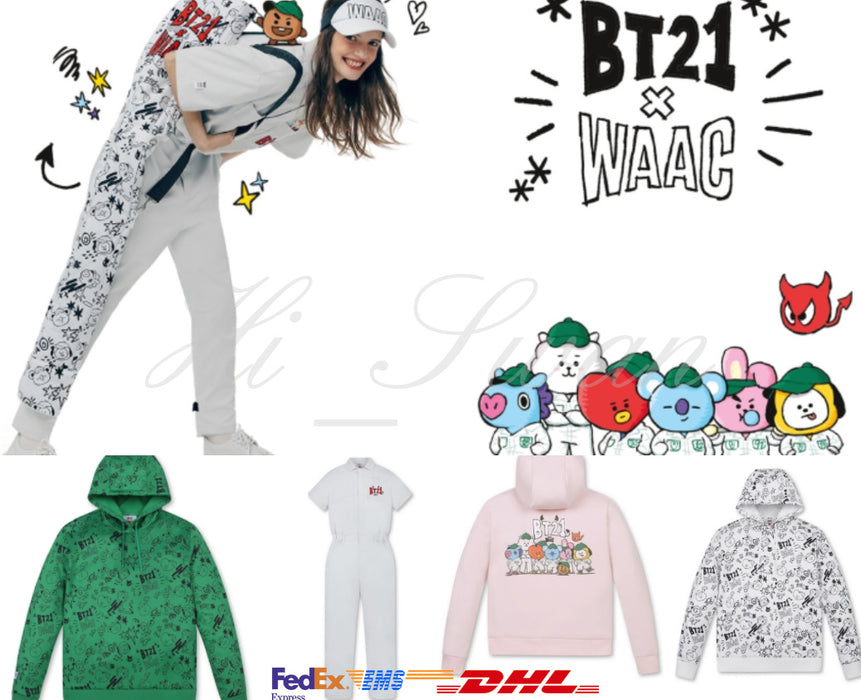 [BT21] - LINE FRIENDS BT21 X WAAC Clothing ONE TEAM PLAY OFFICIAL MD