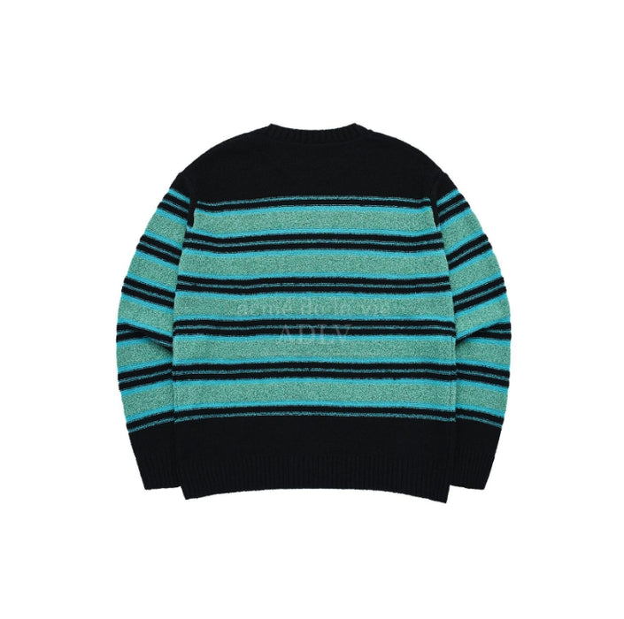 [SEVENTEEN] JEONGHAN SYMBOL LOGO RIVET STRIPE TERRY KNIT OFFICIAL MD