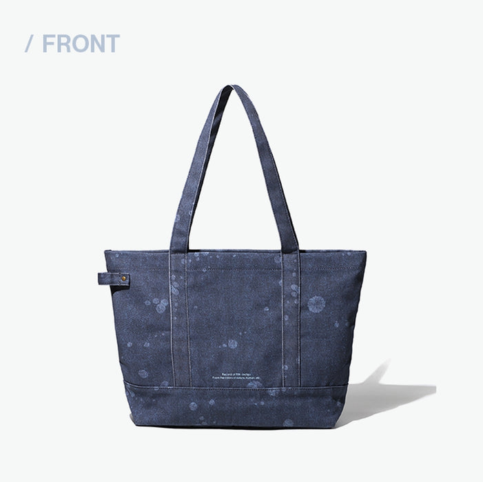 BTS] Record of RM : Indigo - Denim Tote Bag OFFICIAL MD – HISWAN