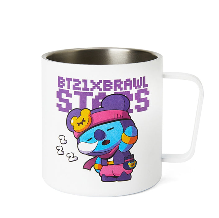 [BT21] - BT21 X Brawl Stars Stainless Steel Mug - OFFICIAL MD