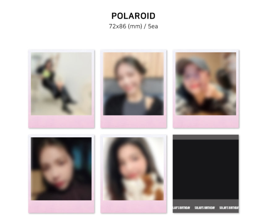 [MAMAMOO]- SOLAR’S BIRTHDAY SET + PRE-ORDER BENEFIT  OFFICIAL MD