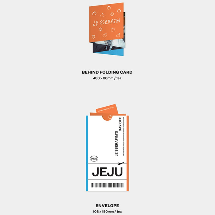 [LE SSERAFIM] LE SSERAFIM's DAY OFF IN JEJU PHOTOBOOK + SPECIAL GIFT OFFICIAL MD