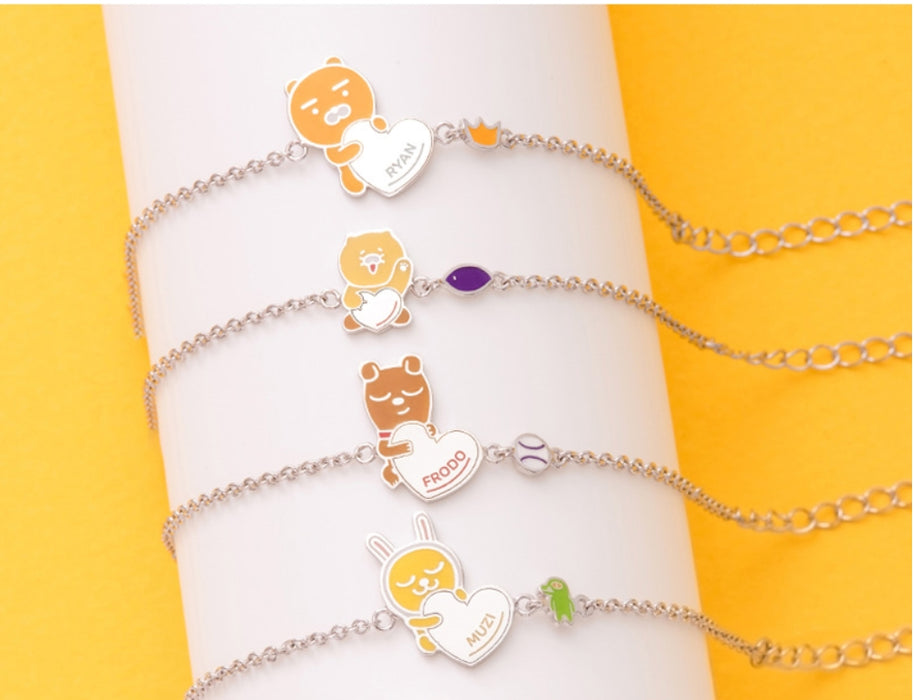 [KAKAO FRIENDS] - Kakao Friends X MINI GOLD Heart Kids Bracelet 15CM OFFICIAL MD