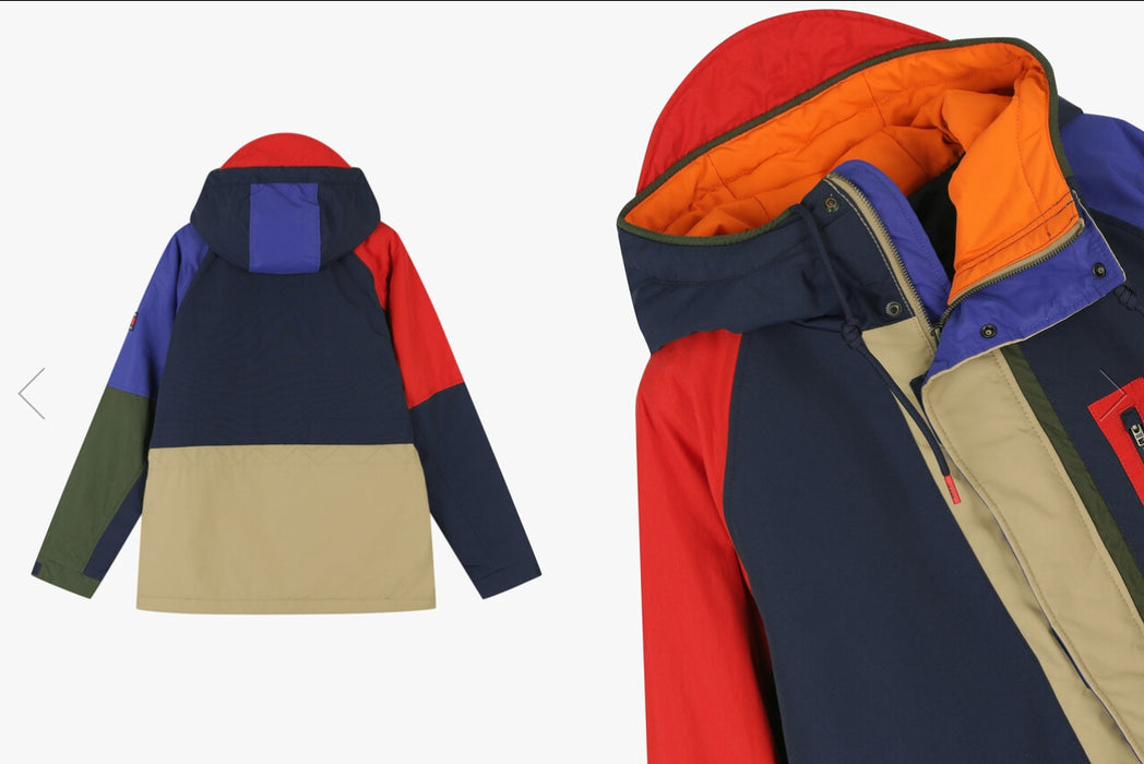 [MAMAMOO]-HWASA X TOMMY JEANS Color Block Padded Jacket T32B7WJC43TMT1C87