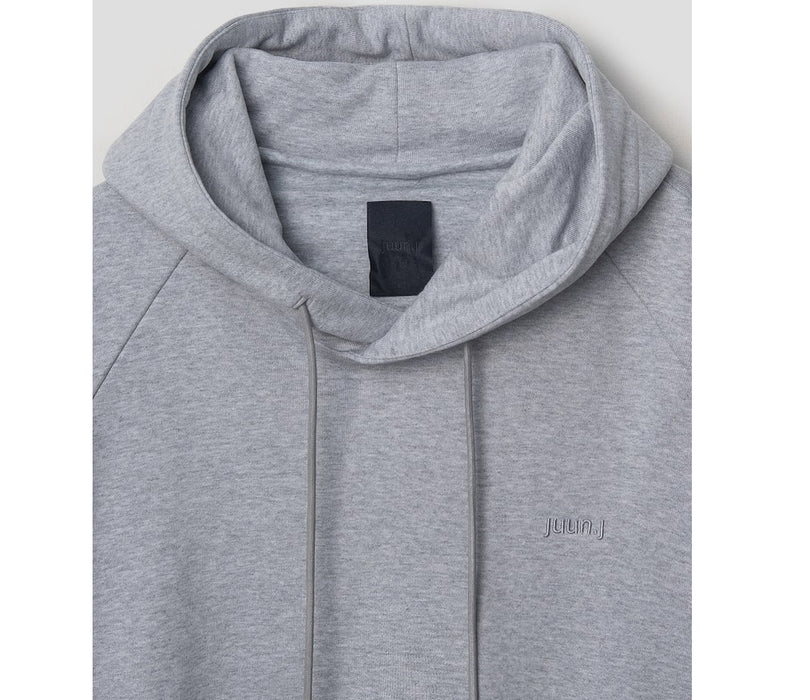 [BTS] - Juun.J X BTS MEN Gray Signature Overfit Hooded Sweatshirt JC2341PH13