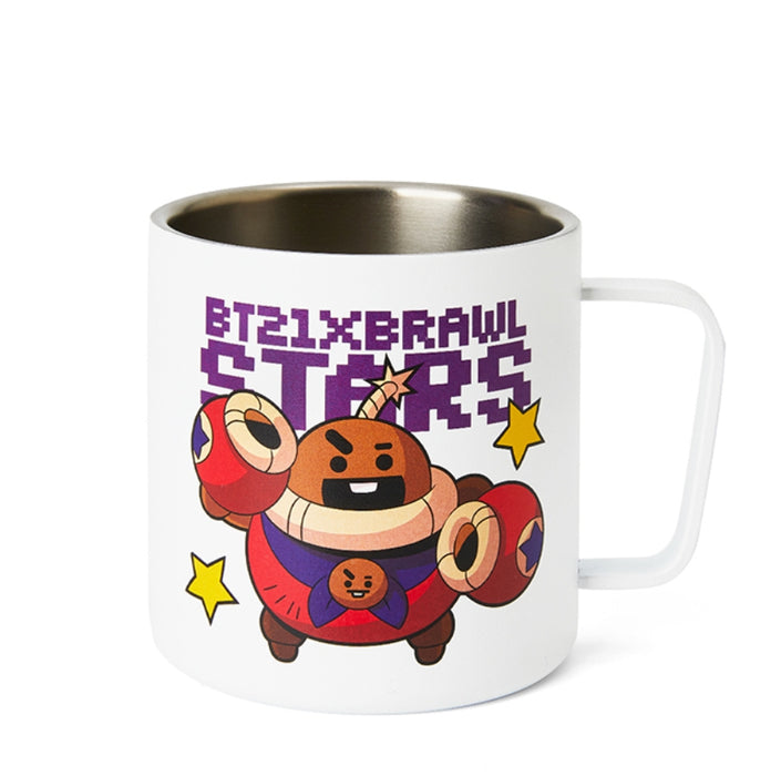 [BT21] - BT21 X Brawl Stars Stainless Steel Mug - OFFICIAL MD