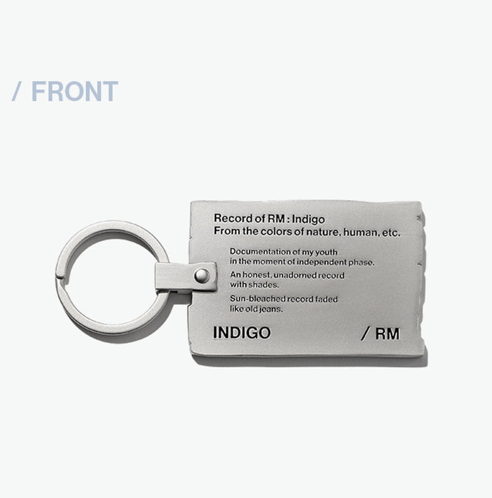 [BTS] Record of RM : Indigo - Keyring OFFICIAL MD