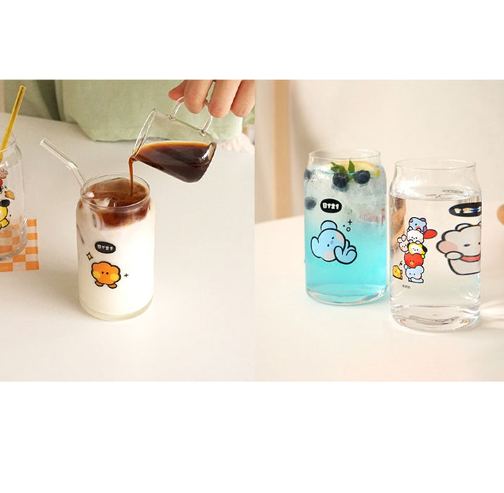 [BT21] - BT21 Minini HOME CAFE GLASS CUP OFFICIAL MD