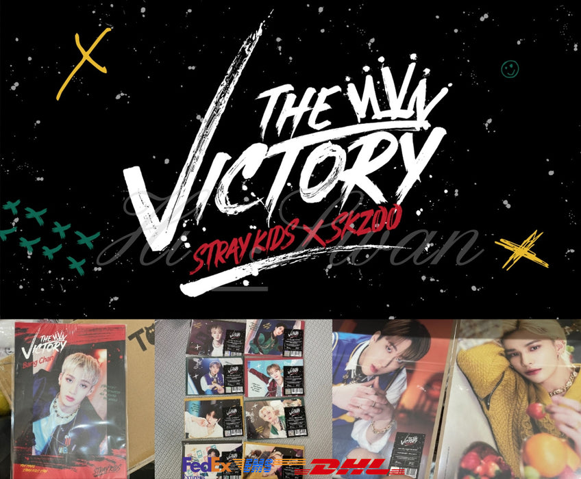 Stray Kids x SKZOO [THE VICTORY] RANDOM PHOTO CARD PACK - JYP SHOP