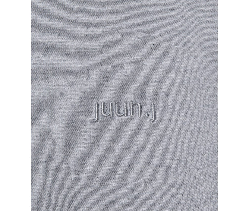 [BTS] - Juun.J X BTS Women Gray Signature Overfit Hooded Sweatshirt JW2341WH13