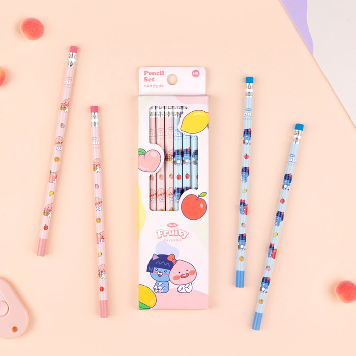 [KAKAO FRIENDS] Little KAKAO FRIENDS Fruity Pencil Set OFFICIAL MD