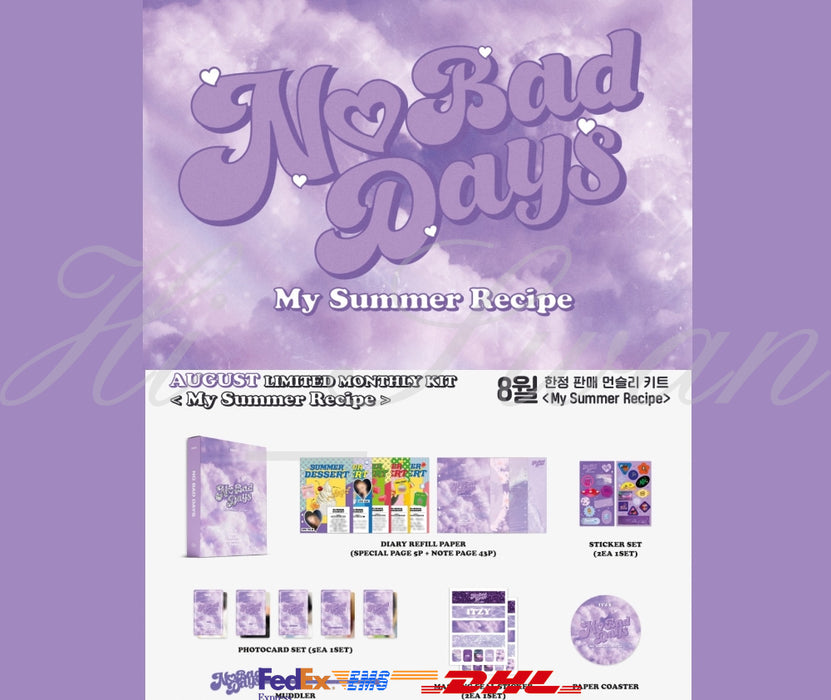[ITZY] - ITZY 2021 OFFICIAL MERCHANDISE 'NO BAD DAYS' AUGUST KIT OFFICIAL MD