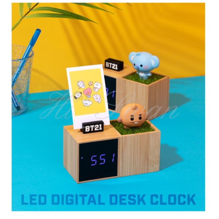 [BT21] - BT21 BABYFIGURE LED DIGITAL TABLE CLOCK Alarm Function&Touch Sensor etc