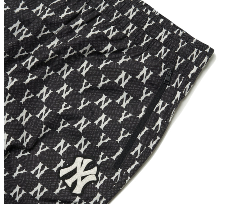 [AESPA] -MLB X AESPA GISELLE CLASSIC MONOGRAM WOVEN PANTS YANKEE 3AWPM0121-50BKS