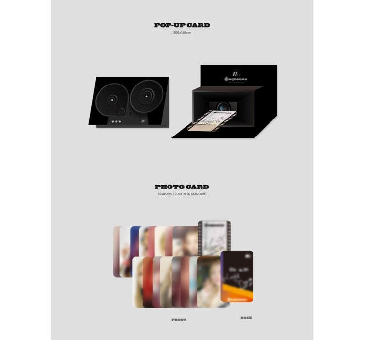 [MAMAMOO]- MOON BYUL Mini Album 6equence 01, 02 Set + Bizent Gift OFFICIAL MD