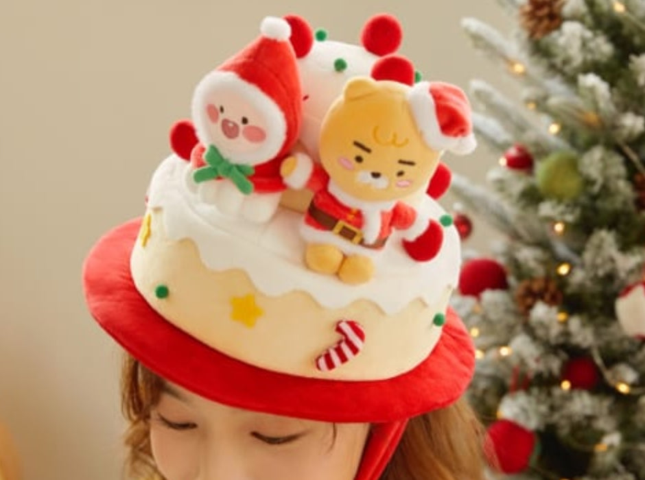 [KAKAO FRIENDS] - Secret Christmas Cake Hat Doll OFFICIAL MD