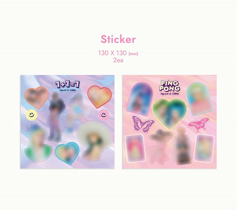 [HYUNA] - Hyuna & Dawn 1+1=1 EP Album OFFICIAL MD