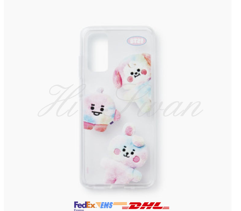 [BT21] - Line Friends BT21 BABY CHIMMY&COOKY&SHOOKY Prism Galaxy Case S20/S21 MD