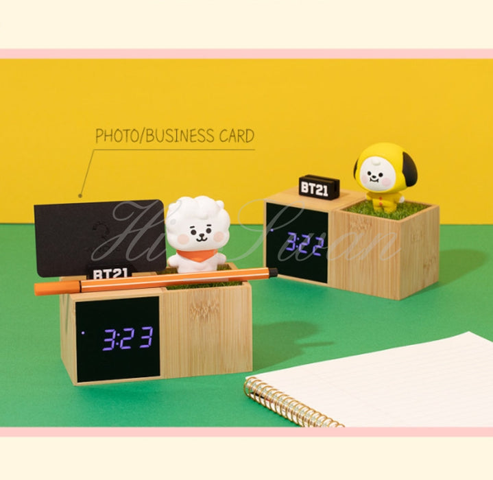 [BT21] - BT21 BABYFIGURE LED DIGITAL TABLE CLOCK Alarm Function&Touch Sensor etc