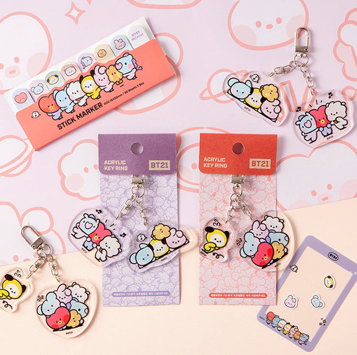 [BT21] Acrylic Keyring OFFICIAL MD