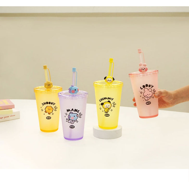 [BT21] - BT21 Minini STRAW  TUMBLER COLD CUP OFFICIAL MD