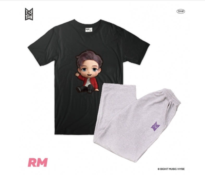 [BTS] - TIYP TinyTAN 3D Black PAJAMA OFFICIAL MD