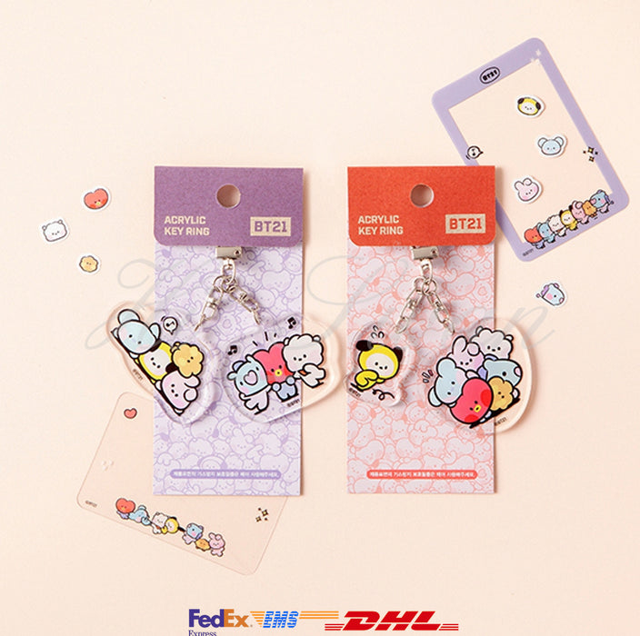 [BT21] Acrylic Keyring OFFICIAL MD