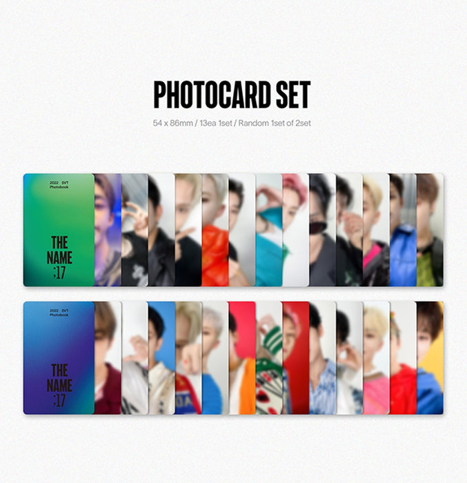 [SEVENTEEN] 2022 SVT PHOTOBOOK THE NAME;17 OFFICIAL MD