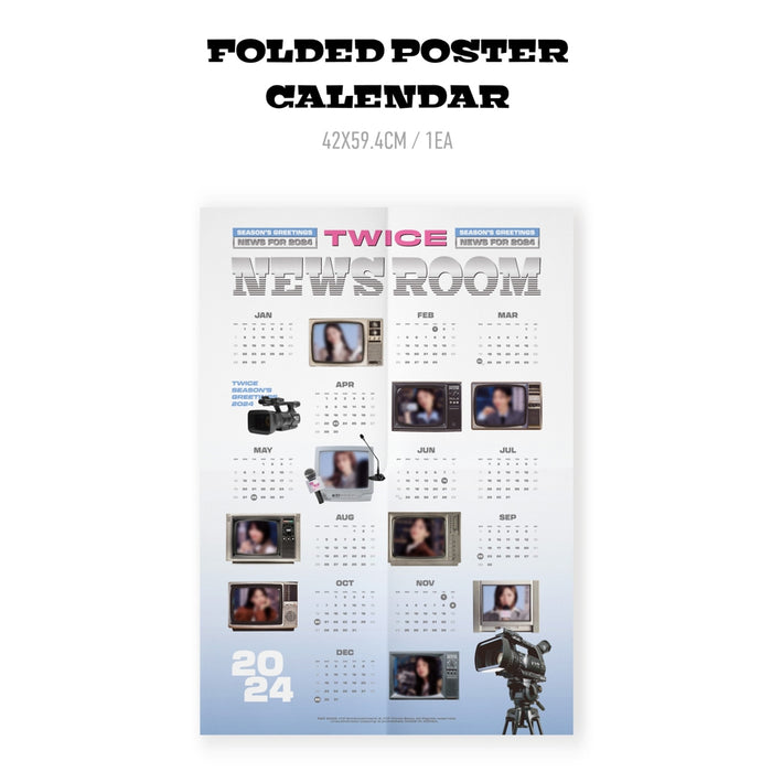 [TWICE] TWICE SEASON'S GREETINGS 2024 - TWICE NEWS ROOM OFFICIAL MD