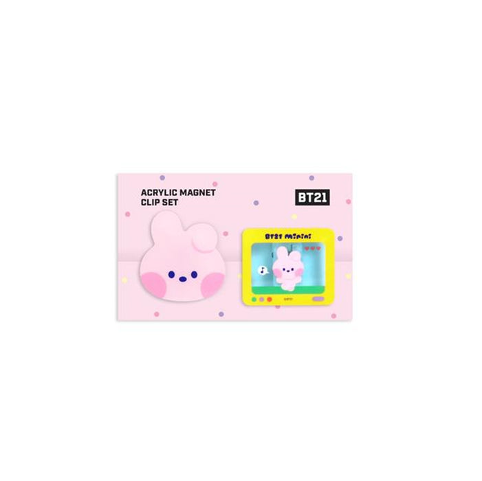 [BT21] Minini Acrylic Magnet Clip Set OFFICIAL MD