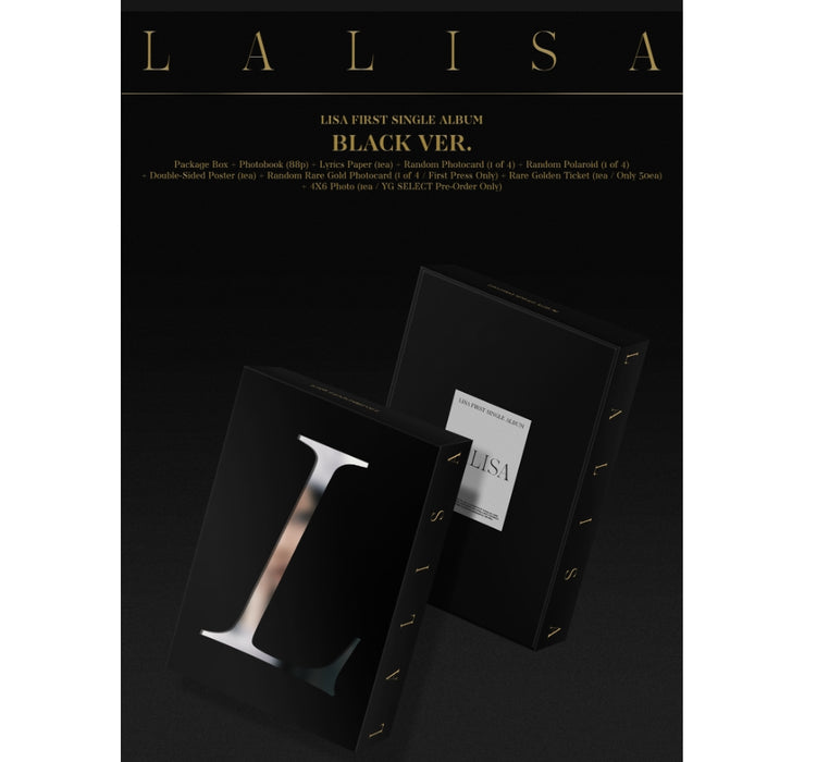 [BLACKPINK] - YG SELECT EDITION LISA FIRST SINGLE ALBUM LALISA SET OFFICIAL MD
