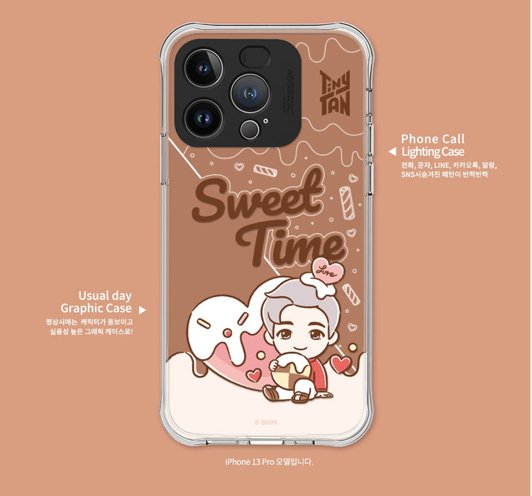 [BTS] - TinyTAN Phone Case Sweet Time Lighting Case Official MD