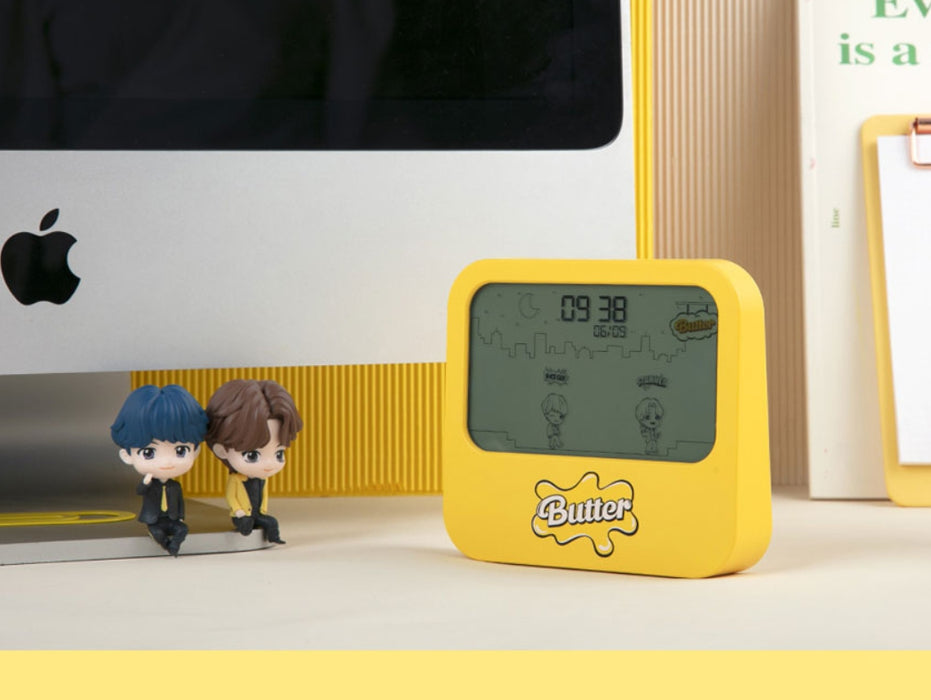 [BTS] - TinyTan Butter Desktop Alarm Clock Animated LED Mood Light OFFICIAL MD