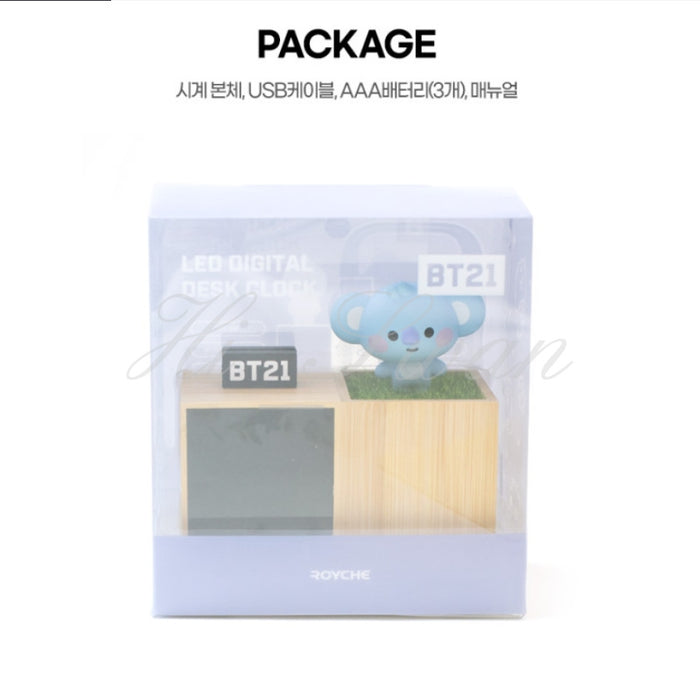 [BT21] - BT21 BABYFIGURE LED DIGITAL TABLE CLOCK Alarm Function&Touch Sensor etc